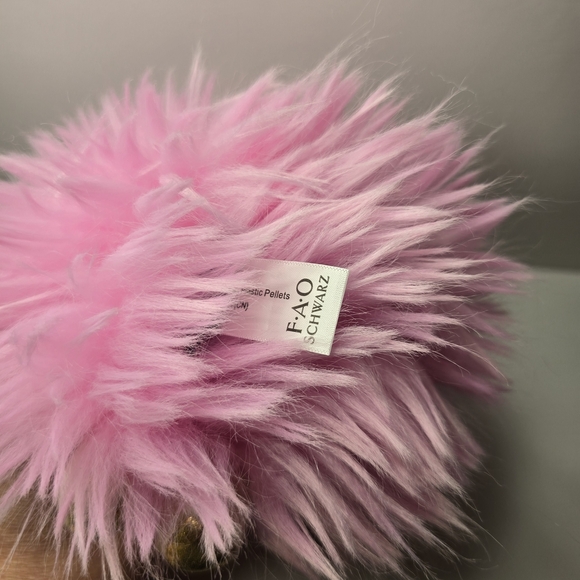 FAO Schwarz Pink and Cream Plush Hedgehog - Picture 4 of 4